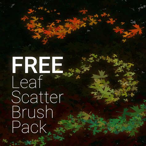 Free Leaf Brush Pack, Add leafs with a Flick to Your Digital Art — Ian ...