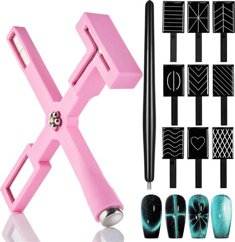 Amazon.com: 11Pcs Cat Eye Gel Nail Polish Tools Set- Cat Eye Magnet for ...