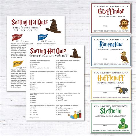 Harry potter kids sorting quiz - nerystats