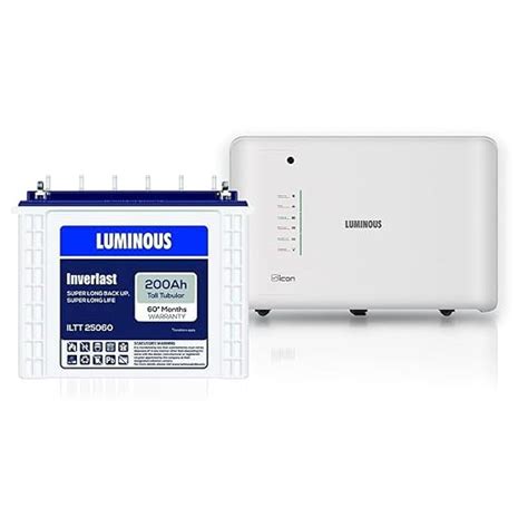 Luminous Inverter for Home, Office & Shop with Luminous Battery, Icon ...