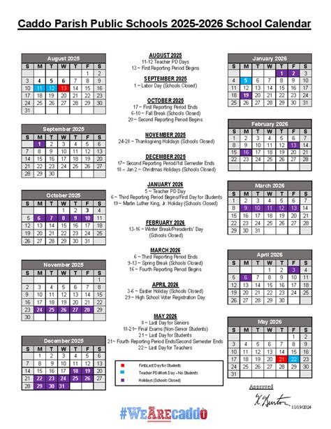 CPSB School Calendar 2025-2026 - Important Dates & Holidays - Studocu