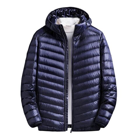 ohmzyzo Mens Down Jackets Quilted Lightweight Packable Padding Coats ...