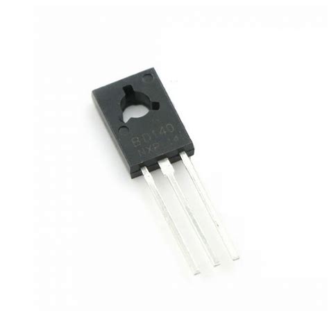 BD140 PNP Bipolar Power Transistor 80V 1.5A TO-126 Package