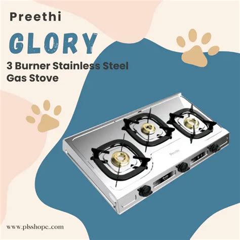 PREETHI GLORY PLUS 3B GAS STOVE