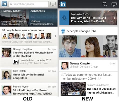 LinkedIn updates Android & iPhone apps, introduces ads to the mix