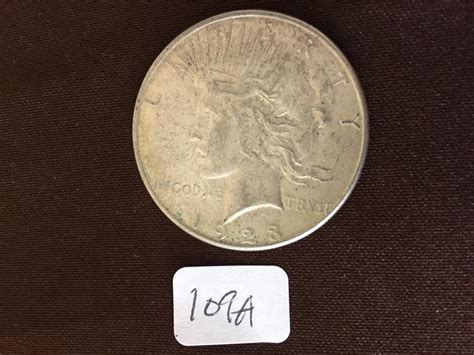 Lot - 1923 S US Silver Peace Dollar Coin