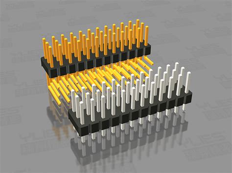 工厂订制排针排母接插件 贴片排针弯排针-阿里巴巴