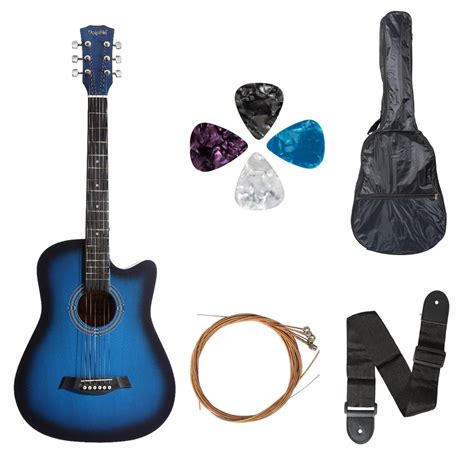 AMIT MUSIC HOUSE 38 Inch Guitar Combo Pack For Beginner Adults Childs ...