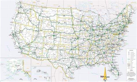 USA Highways Map