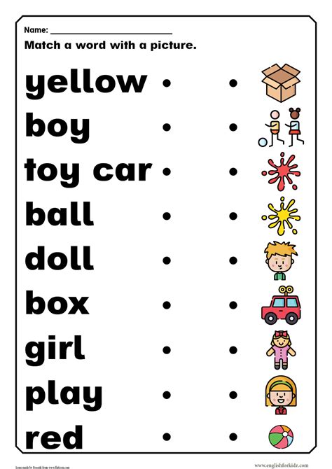 Sight Words Worksheets