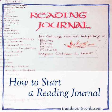 Reading Journal Examples 的图像结果