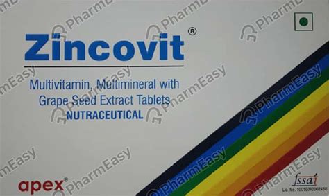 Buy ZINCOVIT STRIP OF 10 TABLETS Online & Get Upto 60% OFF at PharmEasy