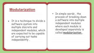 Image result for Modularization in Programming