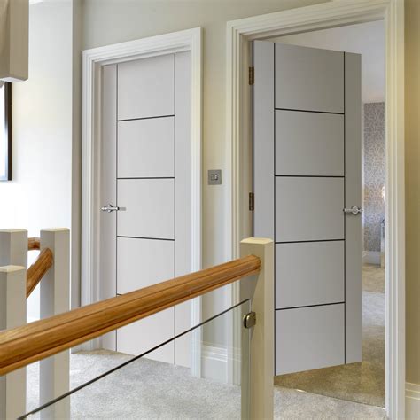 Modern White Wood Doors