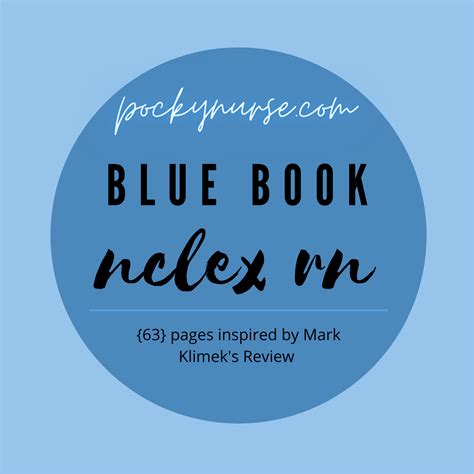 Mark Klimek Condensed Blue Book| NCLEX Review - Pocky Nurse