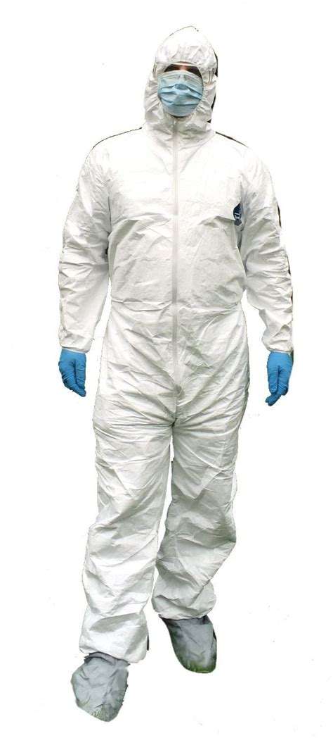 Tyvek Protective Kit - Dupont Tyvek Suit w/boot, Eye Safety, 2 Surgical ...