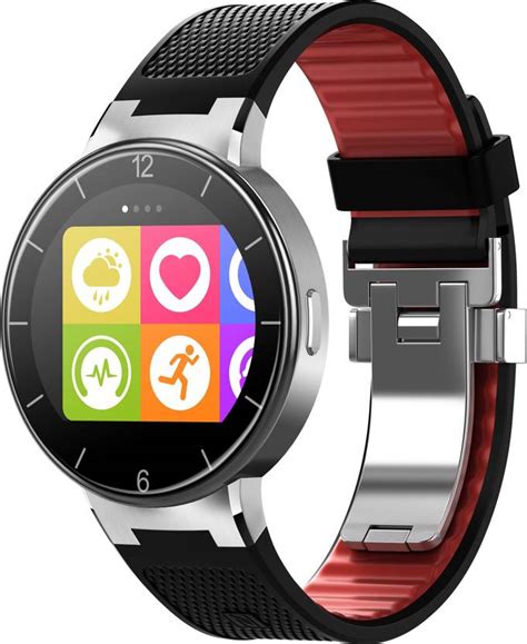 Alcatel One Touch Black /Dark Red Smartwatch Price in India - Buy ...