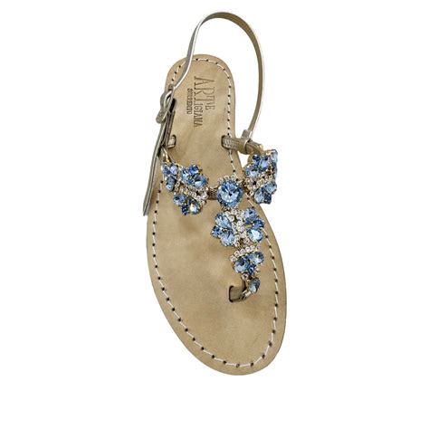 Handmade jewel sandals Sorrento, Capri and Positano fashion
