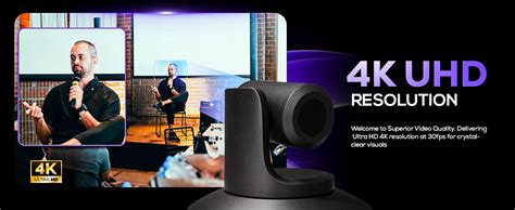 Buy AIWaft 4K PTZ Camera Pro Lens 12X Optical Zoom, 70.28 Wide-Angle ...