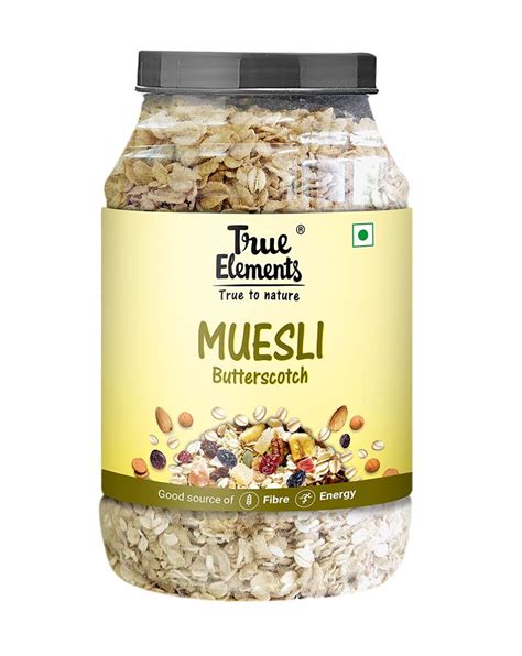 True Elements Butterscotch Muesli with Crunchy Oats 1000gm : Amazon.in ...