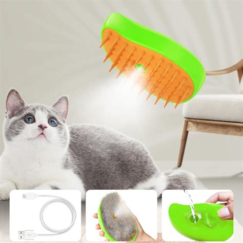 Amazon.com: Steam brush for cats,Cat brush with steam,Steamy cat brush ...