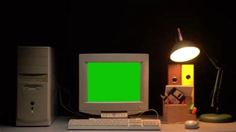 Old Laboratory Computer Greenscreen 的图像结果