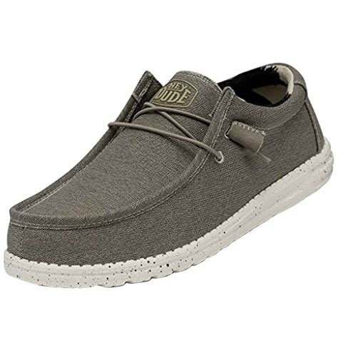 Hey Dude Men's Wally Stretch Casual Shoes - Beige - Size 9 - Beige 9 ...