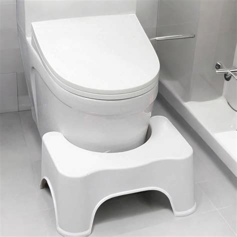 Techhark® Perfect Posture Plastic Squat Potty Step Stool for Western ...