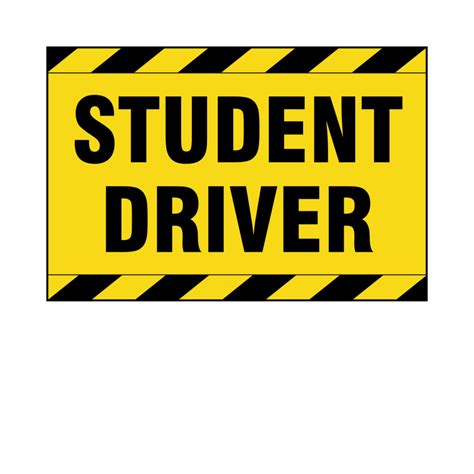 Student Driver Sticker - Epic Signs