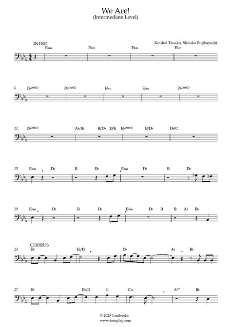 One Piece - We Are! (Intermediate Level) (Hiroshi Kitadani) - Trombone ...