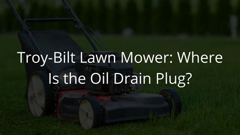 Oil For Dr Mower at Clinton Long blog