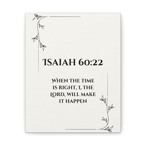 Isaiah 60:22, Bible Verse Wall Art, Christian Wall Art, Bible Verse ...