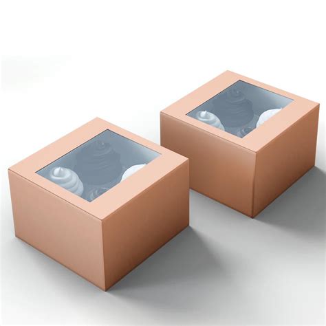 Peach 1 Kg Cake Box 10″X10″X5″