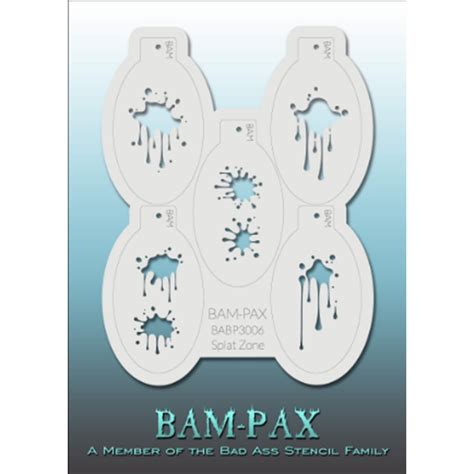 Buy Bad Ass Splat Zone PAX Stencil BARP3006 Online at Lowest Price in ...