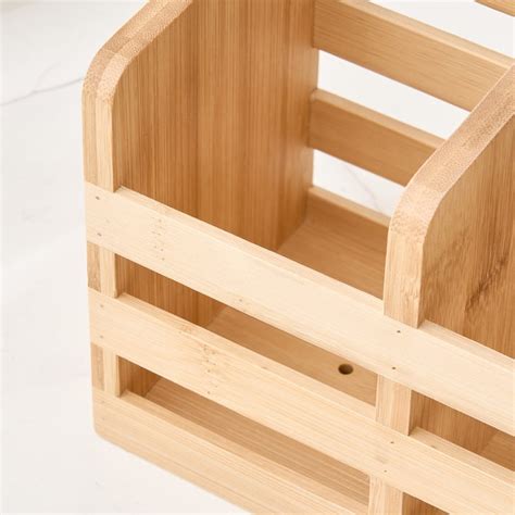 Buy Spinel Rutgers Bamboo Cutlery Holder from Home Centre at just INR 399.0