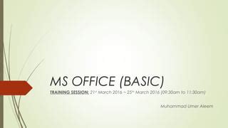 Image result for Microsoft Office Basic Tutorial
