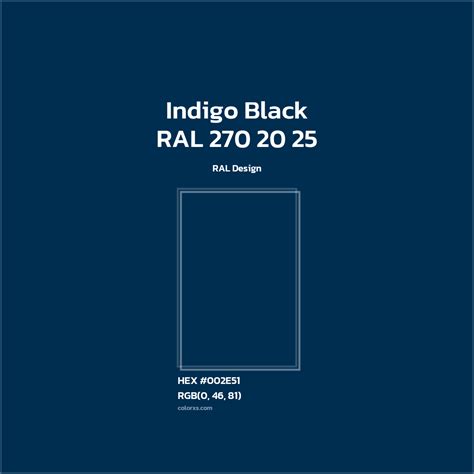 About RAL 270 20 25 - Indigo Black Color - Color codes, similar colors ...