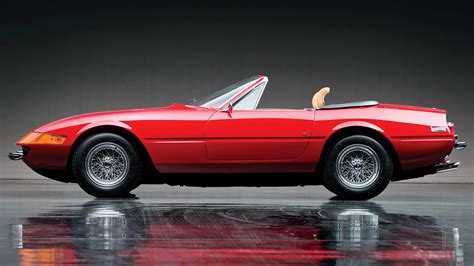 Ferrari, Ferrari 365 GTS/4 Daytona, Red Car, 1080P, Convertible, Car ...