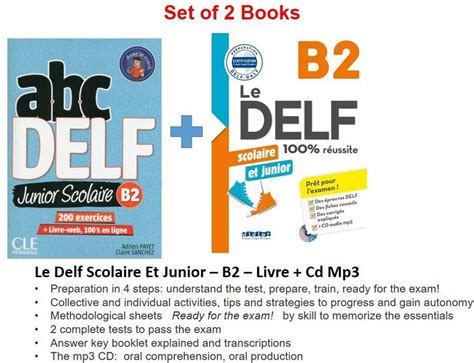 Le DELF Scolaire Et Junior 100% Réussite B2+ABC DELF B2 Junior Scolaire ...