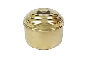 Buy Spillbox Brass Box Pooja | Puja | Roli | Chawal | Chandan | Haldi ...