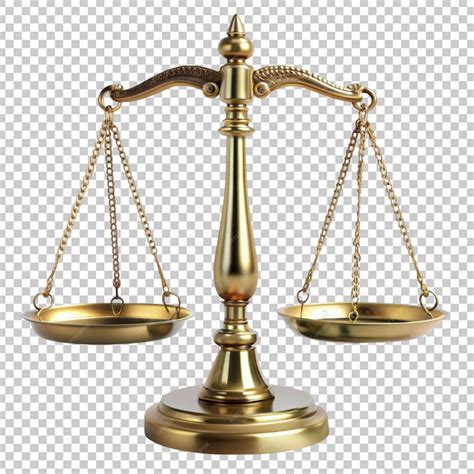 Premium PSD | Balance scale or scales of justice