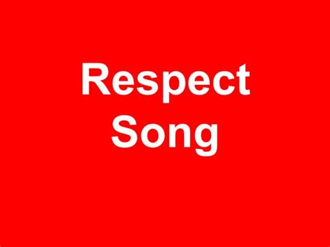 Respect Song 的图像结果