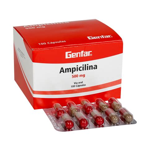 Ampicilina 500 mg Cápsula Dura Genfar