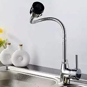 360 Degree Rotation Stainless Steel Sink Faucet Spout Kitchen Sink ...