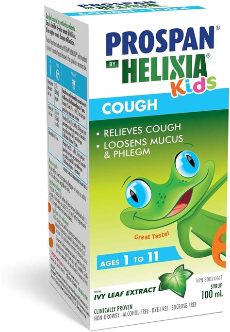 Amazon.com: Prospan by Helixia Natural Cough Syrup for Kids - 100 mL ...