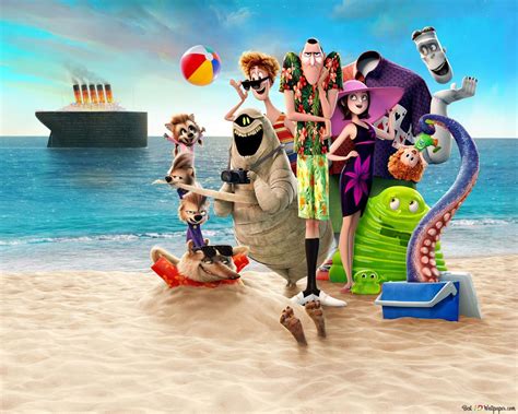Monsters Vacation 8K wallpaper download