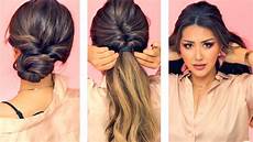 Simple Hairstyles by 1 Min Everyday Hairstyles For Work With Puff Easy Simple Hairstyles