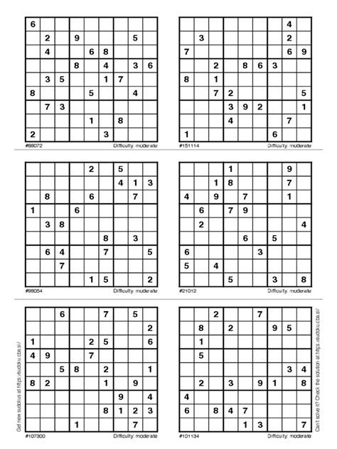 Sudoku Print Outs 的图像结果