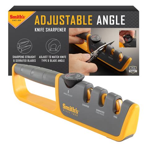 Smith's Adjustable Angle Pull-Thru Knife Sharpener: Manual Knife ...