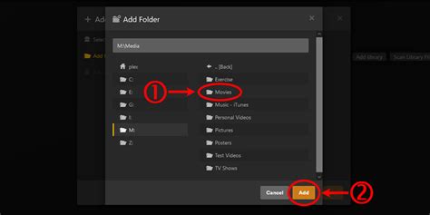 Plex How to Add Library 的图像结果